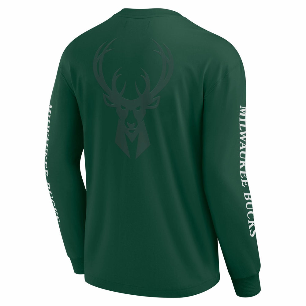 Milwaukee Bucks Elements Strive Long Sleeve T-Shirt  Hunter Green