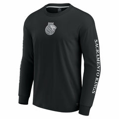Sacramento Kings Elements Strive Long Sleeve T-Shirt  Black