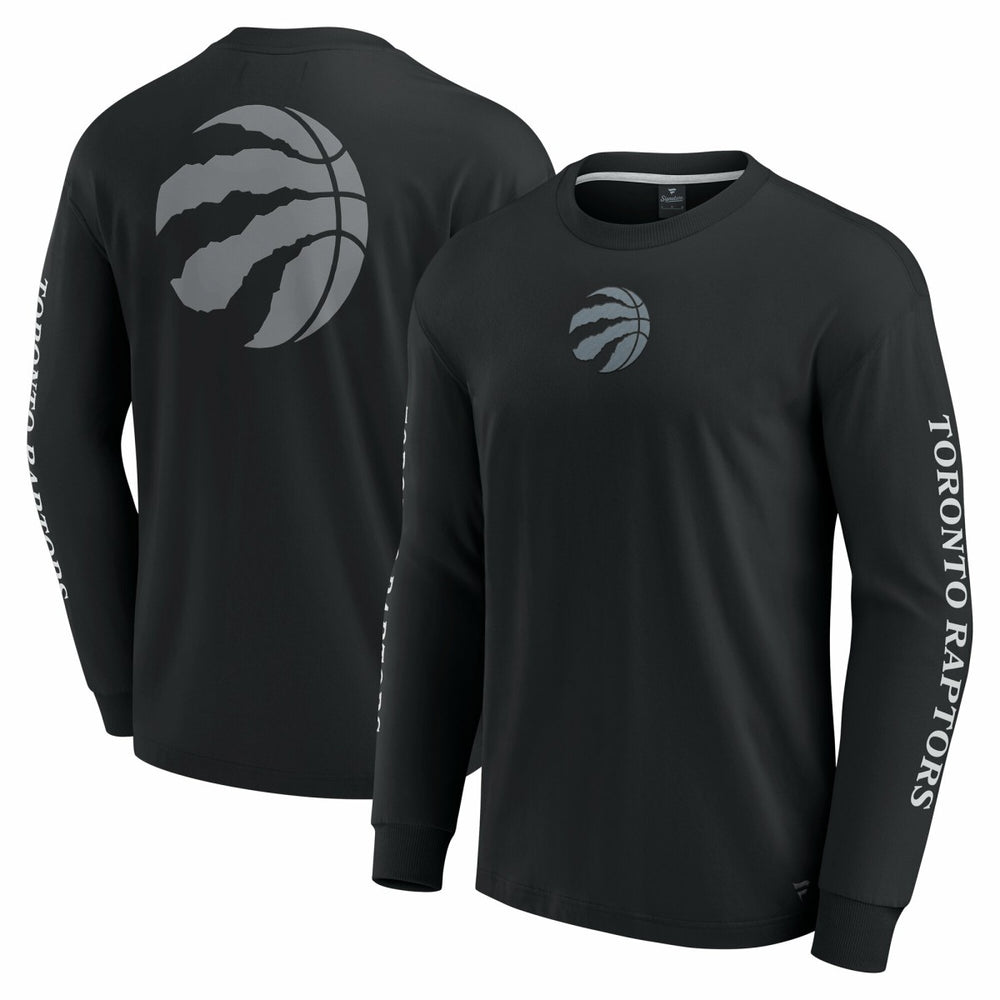 Toronto Raptors Elements Strive Long Sleeve T-Shirt  Black