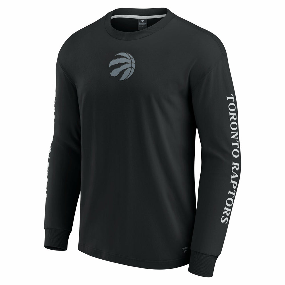 Toronto Raptors Elements Strive Long Sleeve T-Shirt  Black