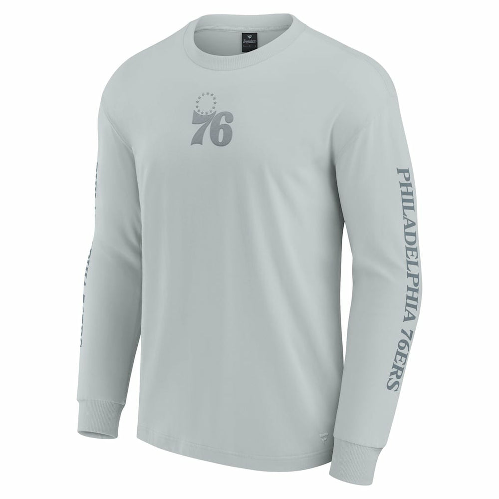Philadelphia 76ers Elements Strive Long Sleeve T-Shirt  Gray