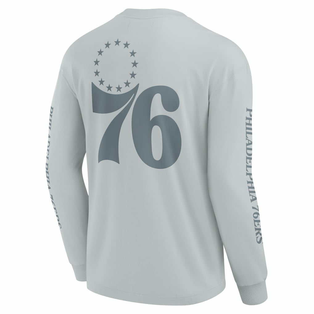 Philadelphia 76ers Elements Strive Long Sleeve T-Shirt  Gray