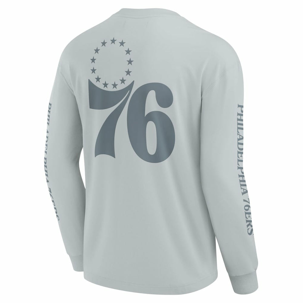 Philadelphia 76ers Elements Strive Long Sleeve T-Shirt  Gray