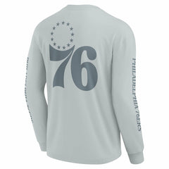 Philadelphia 76ers Elements Strive Long Sleeve T-Shirt  Gray