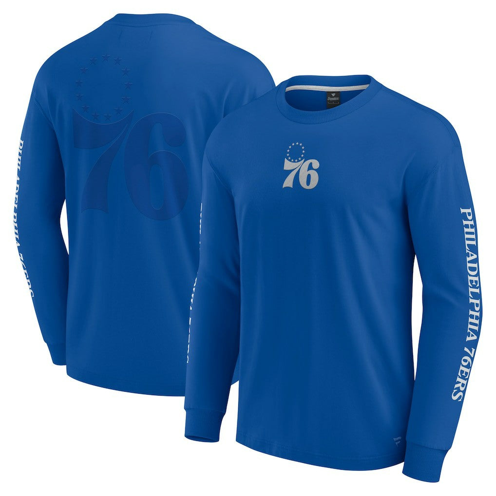 Philadelphia 76ers Elements Strive Long Sleeve T-Shirt  Royal