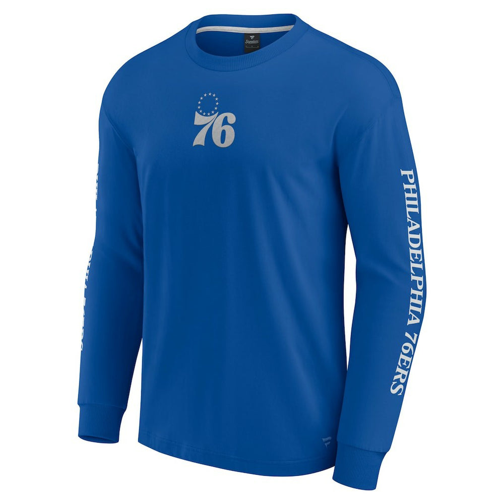 Philadelphia 76ers Elements Strive Long Sleeve T-Shirt  Royal