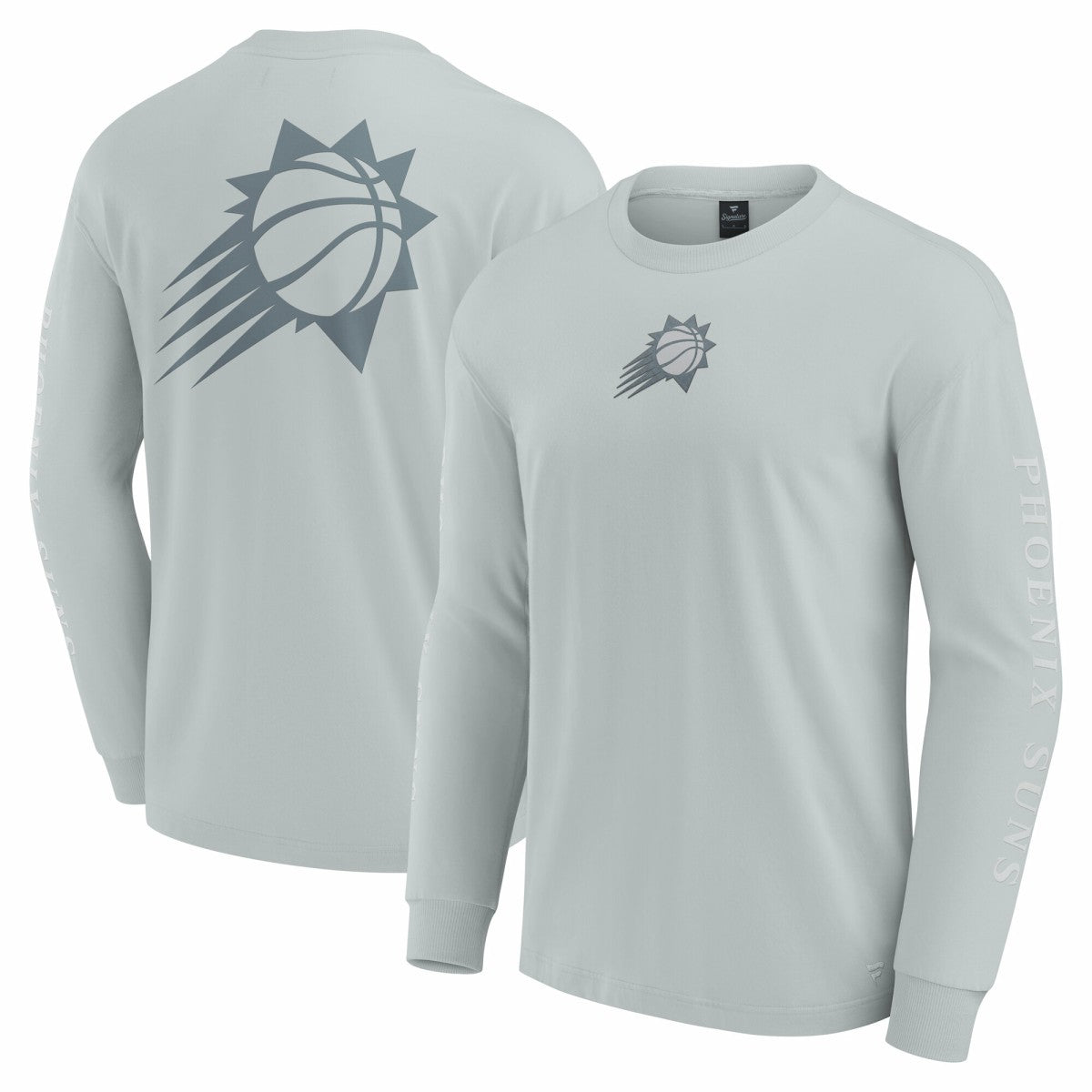 Phoenix Suns Elements Strive Long Sleeve T-Shirt  Gray