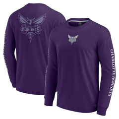 Charlotte Hornets Elements Strive Long Sleeve T-Shirt  Purple