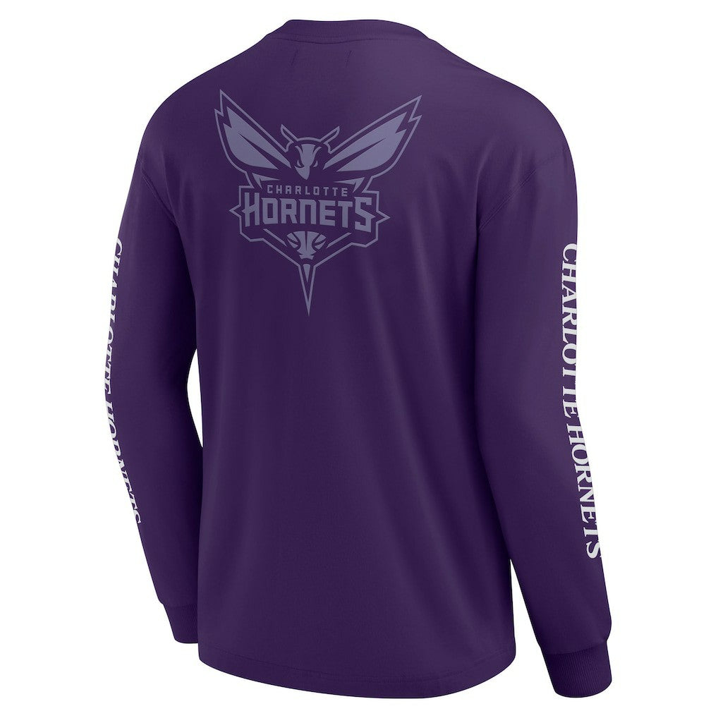 Charlotte Hornets Elements Strive Long Sleeve T-Shirt  Purple