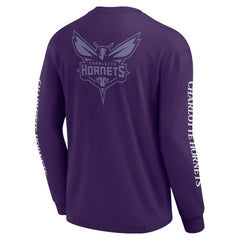 Charlotte Hornets Elements Strive Long Sleeve T-Shirt  Purple