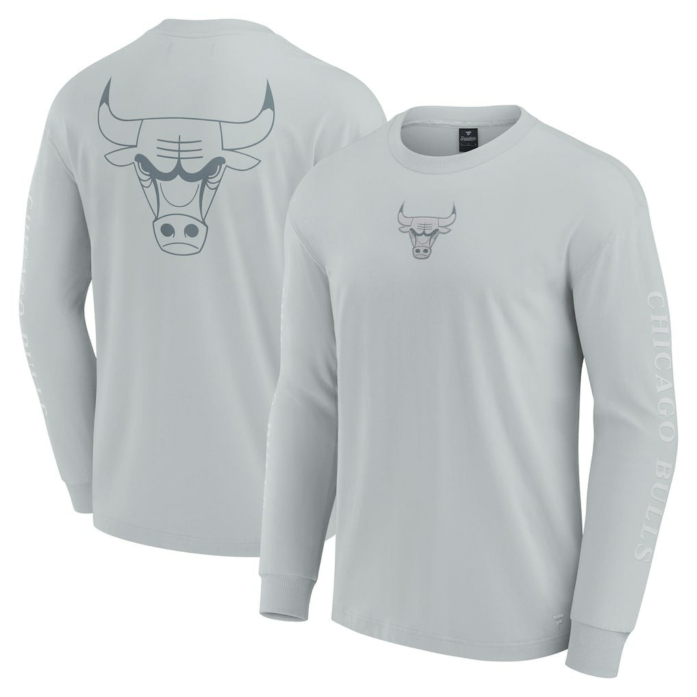 Chicago Bulls Elements Strive Long Sleeve T-Shirt  Gray