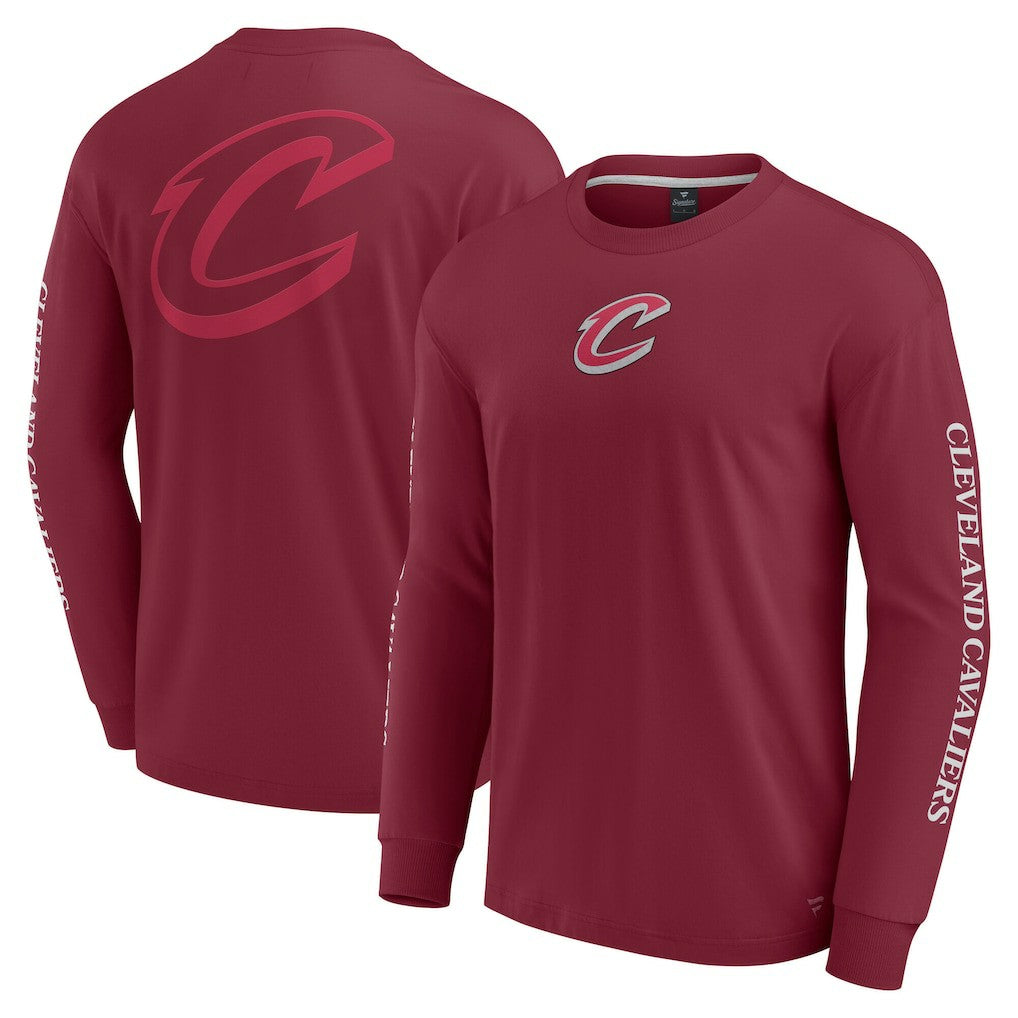 Cleveland Cavaliers Elements Strive Long Sleeve T-Shirt  Wine