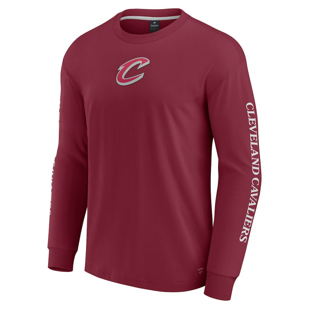 Cleveland Cavaliers Elements Strive Long Sleeve T-Shirt  Wine