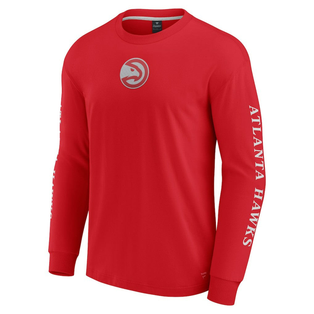 Atlanta Hawks Elements Strive Long Sleeve T-Shirt  Red