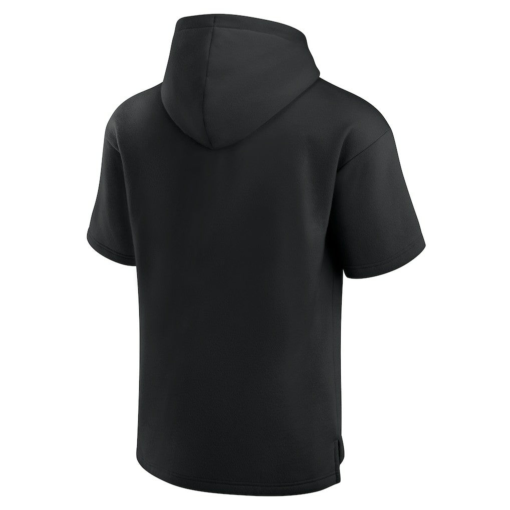 Philadelphia 76ers Elements Ready Short Sleeve Pullover Hoodie Black