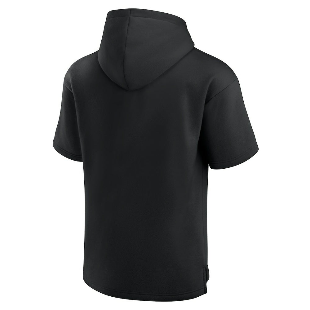 Philadelphia 76ers Elements Ready Short Sleeve Pullover Hoodie Black