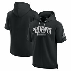 Phoenix Suns Elements Ready Short Sleeve Pullover Hoodie Black