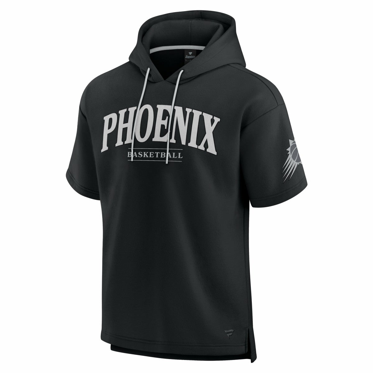 Phoenix Suns Elements Ready Short Sleeve Pullover Hoodie Black