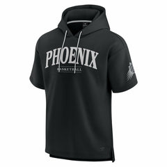 Phoenix Suns Elements Ready Short Sleeve Pullover Hoodie Black