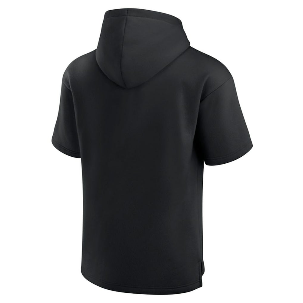 Chicago Bulls Elements Ready Short Sleeve Pullover Hoodie Black