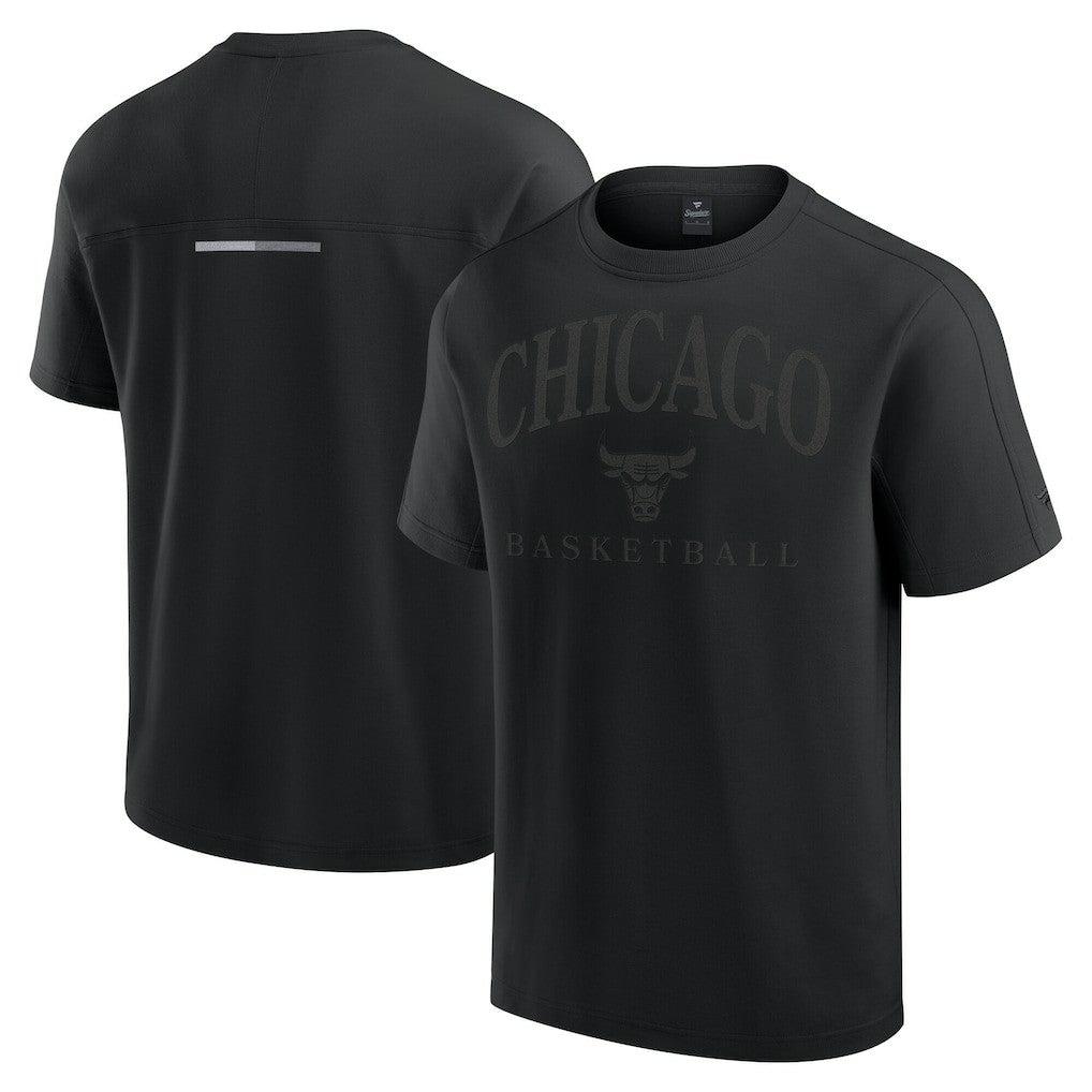 Chicago Bulls Flex Tri-Blend T-Shirt Black