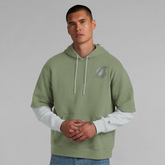 Los Angeles Lakers Elements Sleek Pullover Hoodie Olive