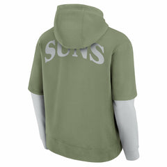Phoenix Suns Elements Sleek Pullover Hoodie Olive