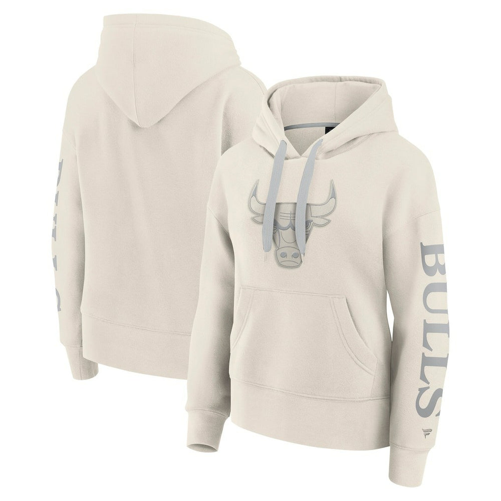 Chicago Bulls Women's Elements Next Pullover Hoodie Cream