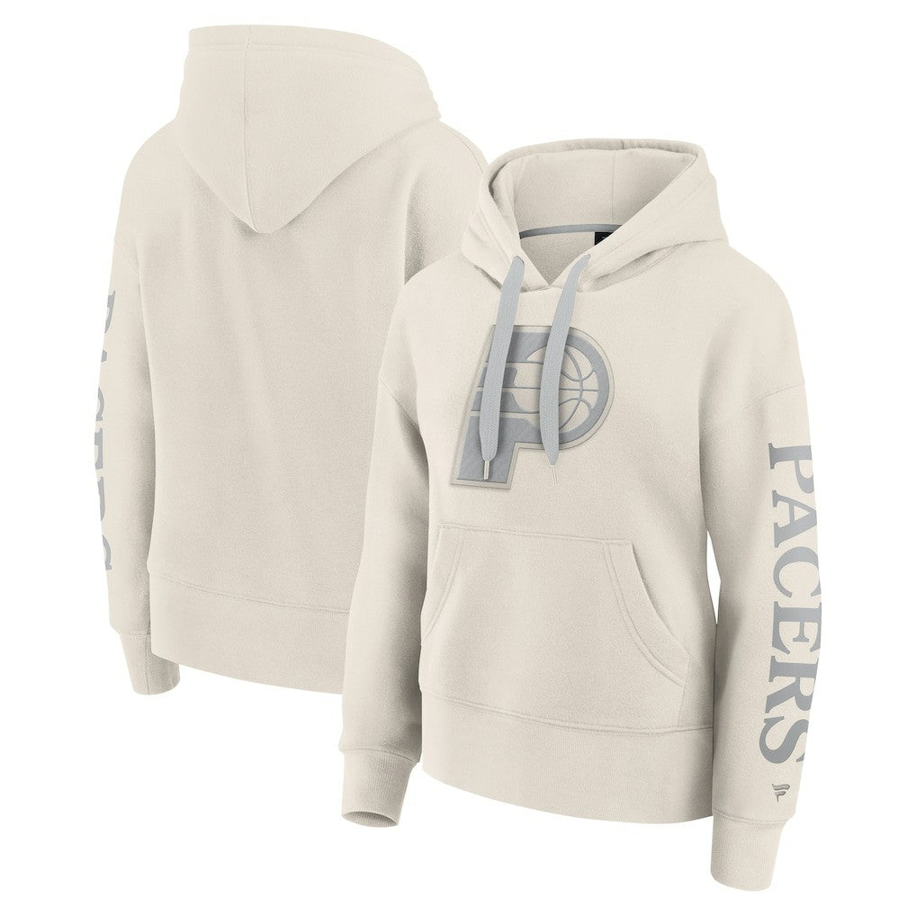 Indiana Pacers Women's Elements Next Pullover Hoodie Cream