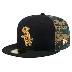 Chicago White Sox New Era Digi Camo 59FIFTY Fitted Hat - Black Hats