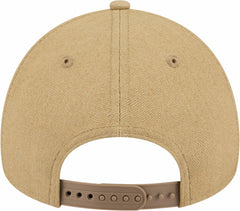 Chicago Cubs New Era Logo Essentials 9FORTY A-Frame Adjustable Hat - Khaki Hats