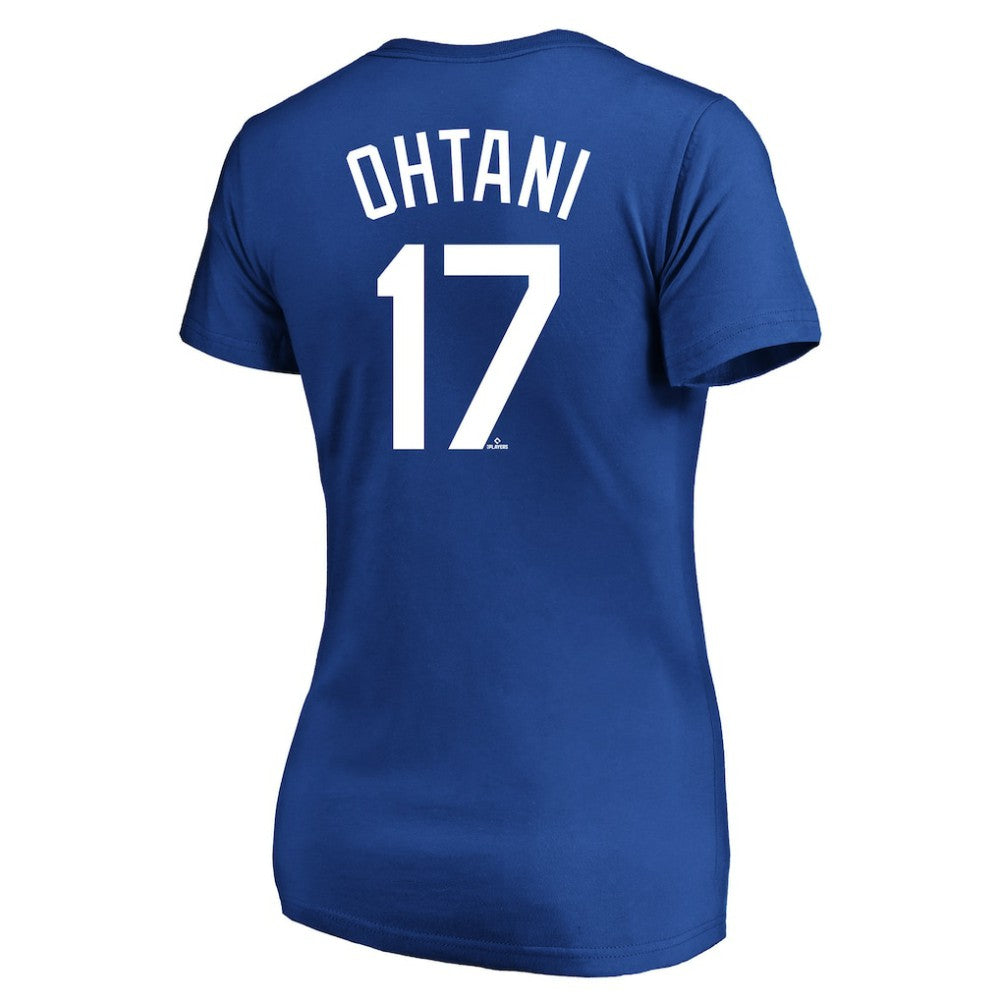 Shohei Ohtani Los Angeles Dodgers Fanatics Women's Plus Size Name & Number T-Shirt - Royal T-shirts