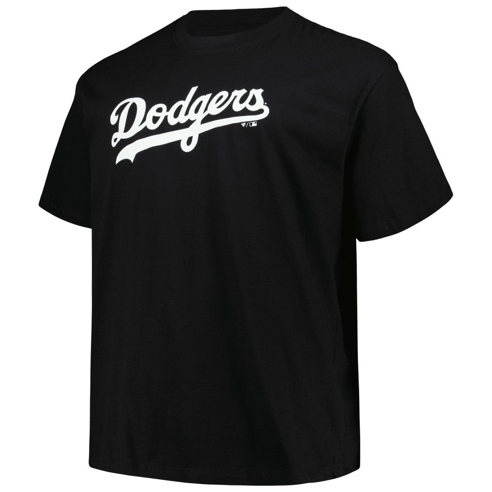 Shohei Ohtani Los Angeles Dodgers Profile Big & Tall Name & Number T-Shirt - Black T-shirts