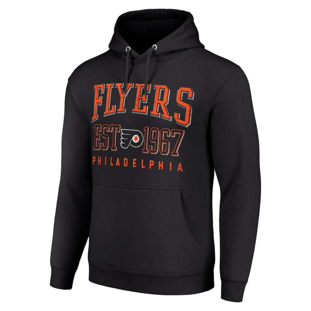 NHL Philadelphia Flyers Starter Retro Graphic Pullover Hoodie - Black