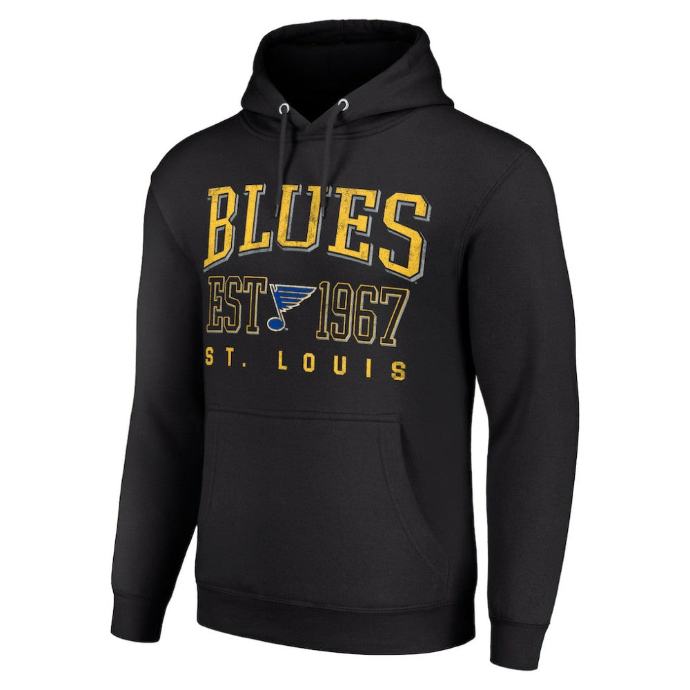NHL St. Louis Blues Starter Retro Graphic Pullover Hoodie - Black