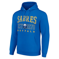 NHL Buffalo Sabres Starter Retro Graphic Pullover Hoodie - Royal