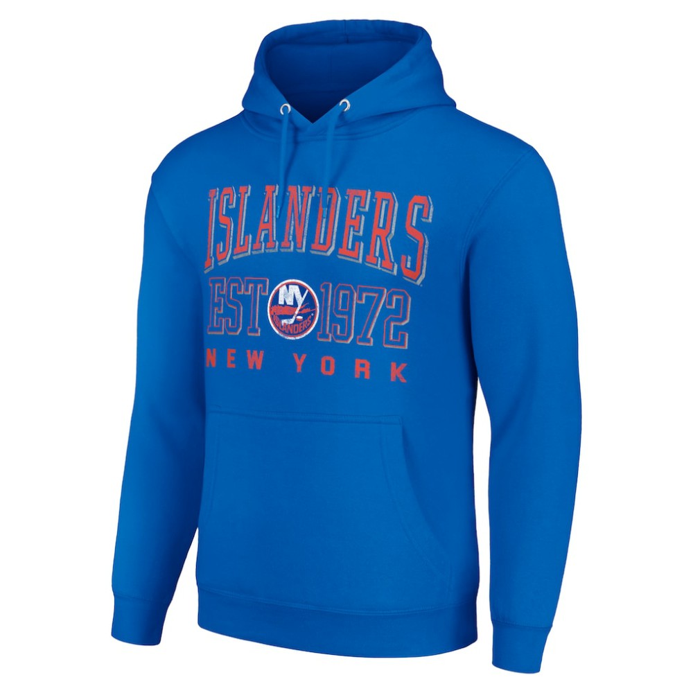 NHL New York Islanders Starter Retro Graphic Pullover Hoodie - Royal