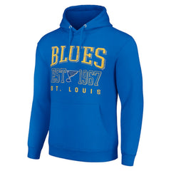 NHL St. Louis Blues Starter Retro Graphic Pullover Hoodie - Royal