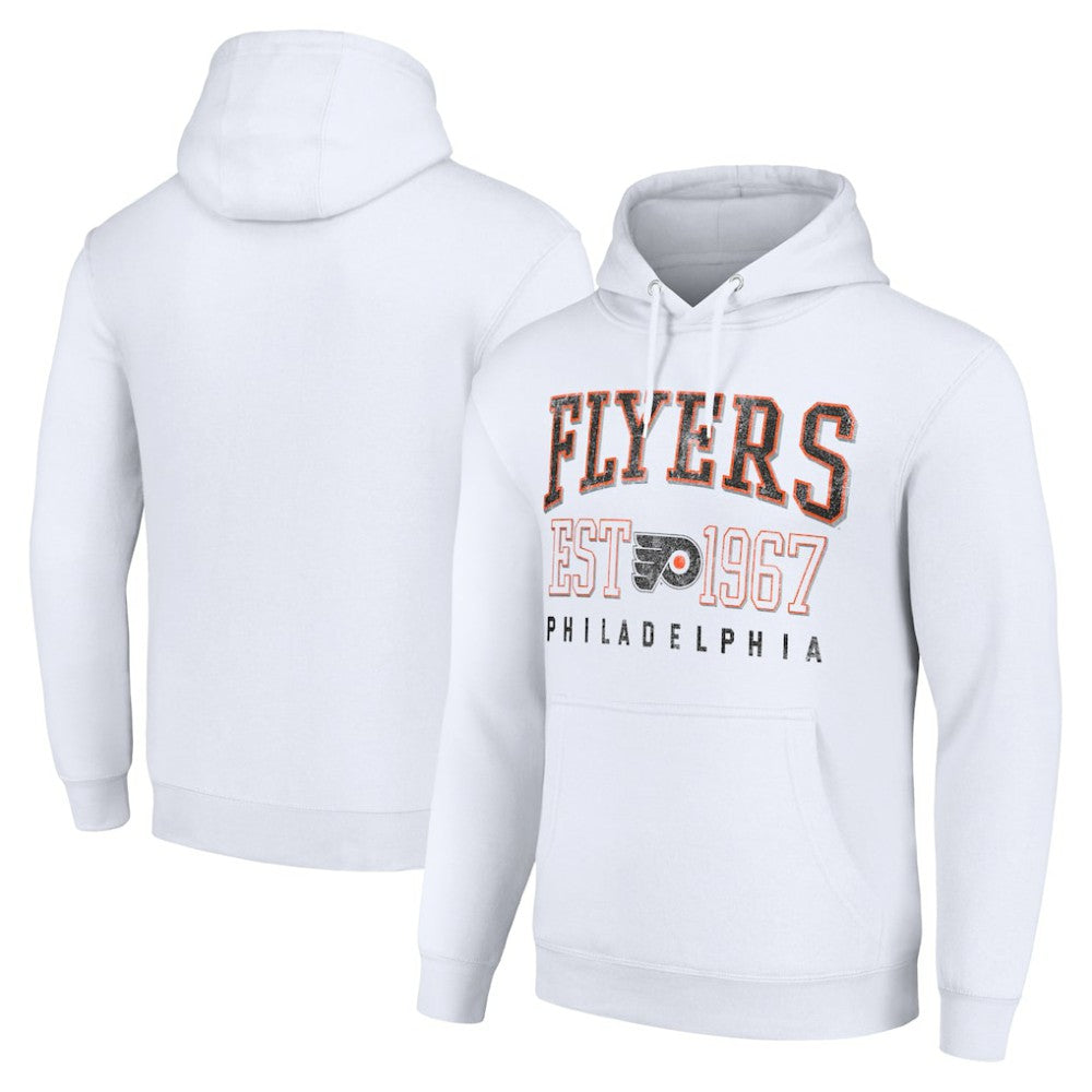 NHL Philadelphia Flyers Starter Retro Graphic Pullover Hoodie - White
