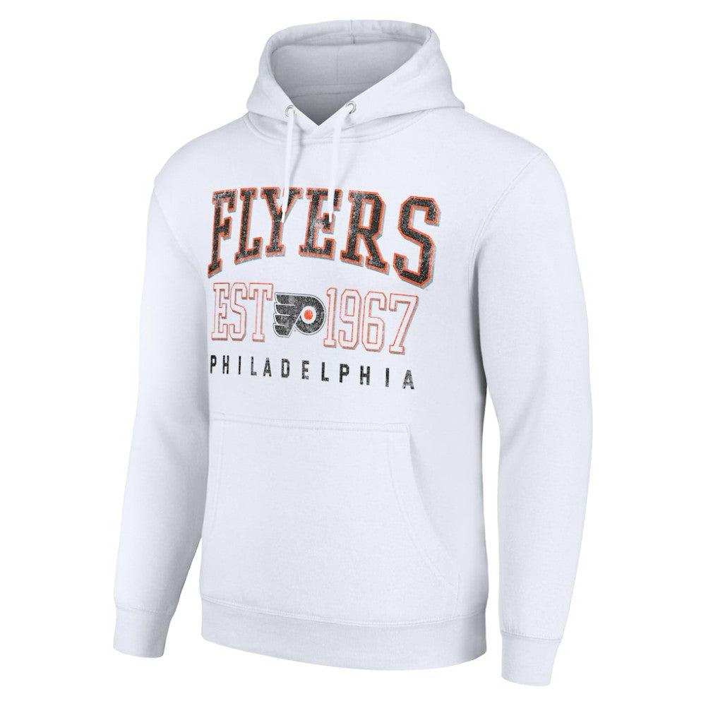 NHL Philadelphia Flyers Starter Retro Graphic Pullover Hoodie - White
