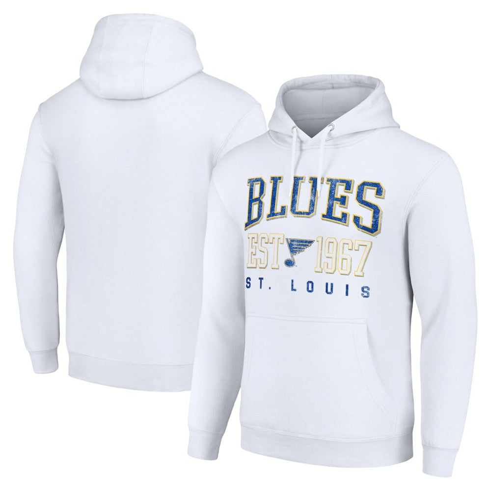 NHL St. Louis Blues Starter Retro Graphic Pullover Hoodie - White