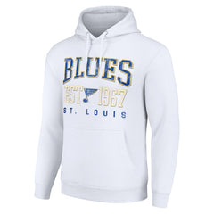 NHL St. Louis Blues Starter Retro Graphic Pullover Hoodie - White
