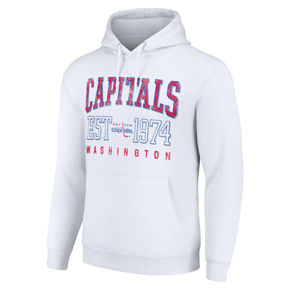 NHL Washington Capitals Starter Retro Graphic Pullover Hoodie - White