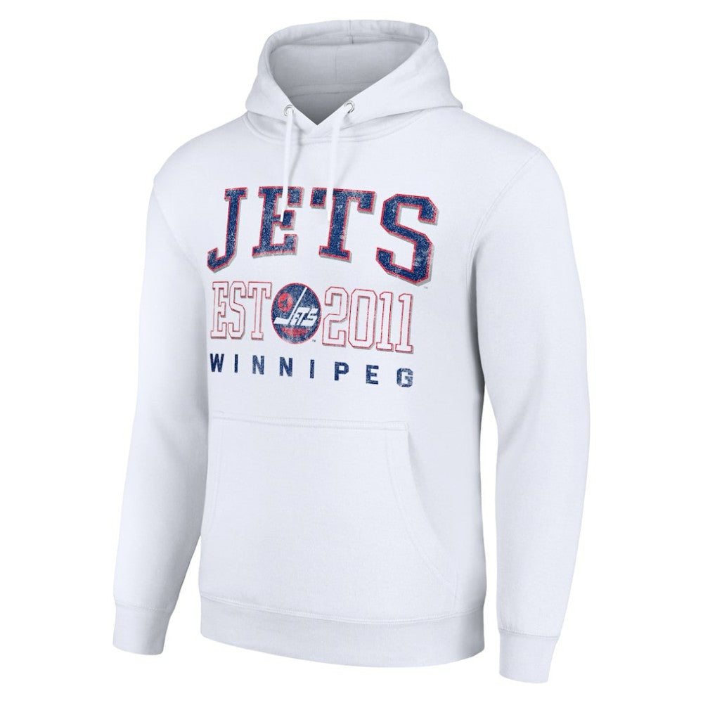 NHL Winnipeg Jets Starter Retro Graphic Pullover Hoodie - White