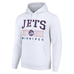 NHL Winnipeg Jets Starter Retro Graphic Pullover Hoodie - White