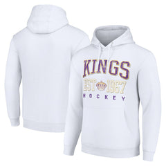 NHL Los Angeles Kings Starter Retro Graphic Pullover Hoodie - White