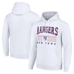 NHL New York Rangers Starter Retro Graphic Pullover Hoodie - White