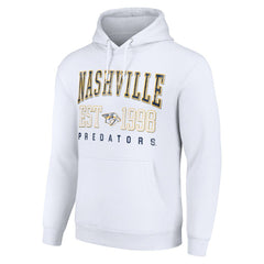 NHL Nashville Predators Starter Graphic Pullover Hoodie - White