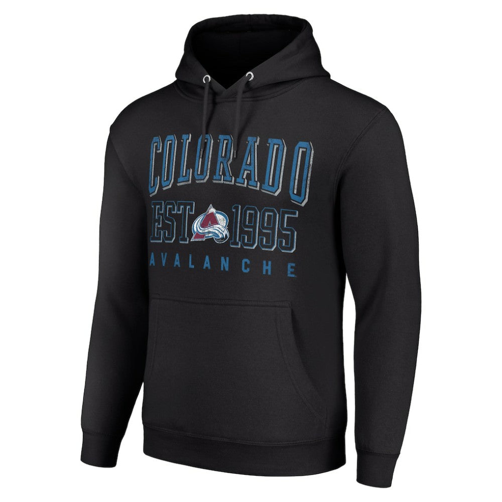 NHL Colorado Avalanche Starter Graphic Pullover Hoodie - Black