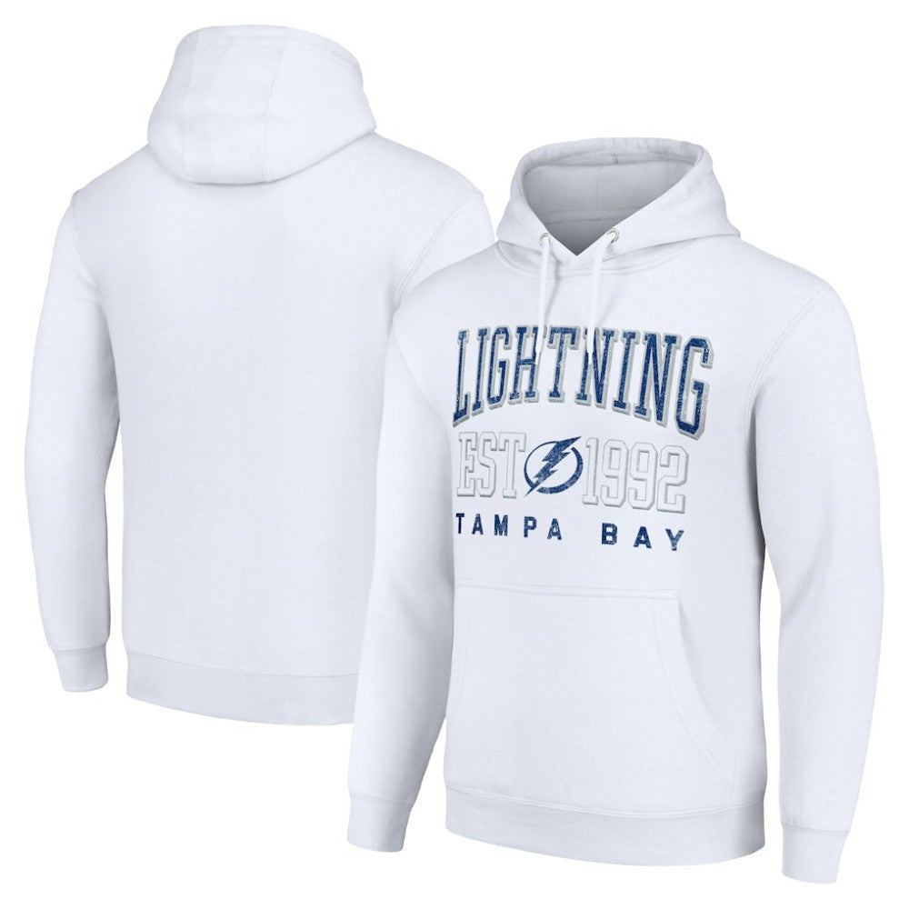 NHL Tampa Bay Lightning Starter Graphic Pullover Hoodie - White